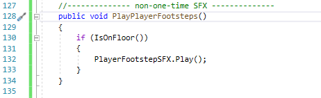 SW2 function that runs player footsteps audio call.